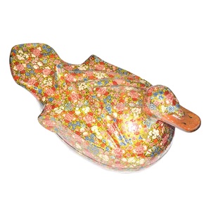 Meilleure vente boîte de Sculpture d'animal en papier en forme de canard peint à la main, disponible en gros depuis l'inde - Product Image 5