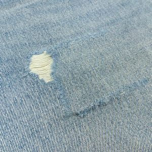 Shorts en jean taille haute pour femme en coton d'été, coupe ample avec ourlet retroussé - Product Image 6