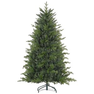 Albero di Natale Pieghevole in Metallo da 210 cm (6 Piedi) con Effetto Neve, per Casa e Ufficio, Opzione Pieghevole da 4 Piedi - Product Image 1