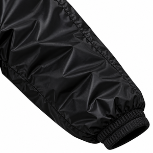 Chaqueta Cortavientos Negra para Hombre Phi Beta Sigma con Letras Griegas Bordadas, Cierre de Botones a Presión, Manga Larga, Estilo Casual - Product Image 5