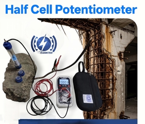 Potenciómetro de corrosión de media celda de hormigón con detección de corrosión de barras de refuerzo de alta precisión para el estándar NDT IS 516 - Product Image 3
