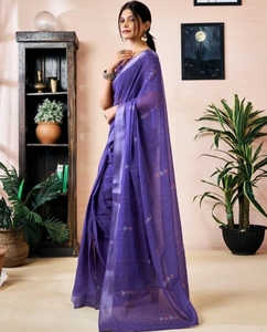 Sari Tradicional KV Listo para Usar para Niños, con Estampado Geométrico y Adornos de Lino, Antiarrugas, Reversible, de Secado Rápido, para Fiestas de Otoño - Product Image 4