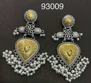 Boucles d'oreilles longues classiques légères plaquées argent allemand les plus tendances Bijoux pour femmes - Product Image 2