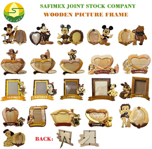 Marcos de Madera para Fotos, Intarsia, Artesanía en Madera Hecha a Mano, Alta Calidad, Duraderos, 16x25cm, Fábrica en Vietnam, Diseño Personalizado - Product Image 1