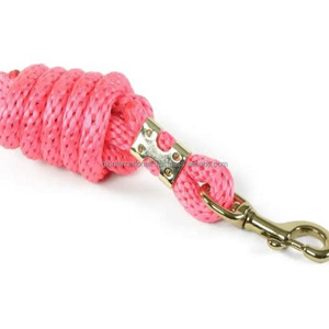 Corde de plomb pour chevaux Corde de plomb solide et souple en matériau PP Corde de plomb solide de 2 mètres avec crochet à clip solide Couleurs et tailles personnalisées Corde de plomb en coton - Product Image 4