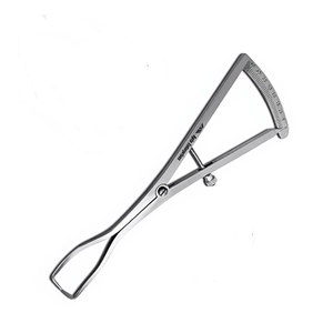 Calibre de mesure Castroviejo pour cartographie de la calotte osseuse 0-40 mm, instrument de mesure de précision pour implants dentaires en acier inoxydable chirurgical - Product Image 2