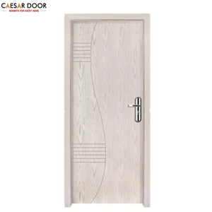 Puerta de Entrada de Madera Compuesta WPC con Aislamiento Acústico e Impermeable, Estilo Moderno de Mediados de Siglo, para Apartamento, Dormitorio, Villa, Hotel, Escuela - Product Image 1