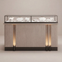 Vitrines de présentation de bijoux en verre pour table, vente en gros d'usine, vitrines personnalisées pour objets de collection