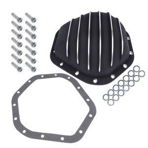 Cubierta de diferencial trasero negra de aluminio con 14 tornillos y engranaje de anillo de 10.5 pulgadas para camiones Chevy/GMC de 3/4 y 1 tonelada, modelos 1973-1995, para transmisión y ejes - Product Image 2