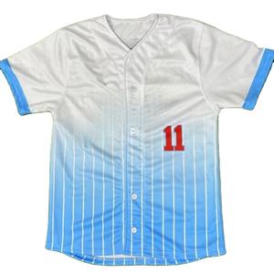 Maillot de baseball et de softball unisexe personnalisé de haute qualité avec impression ou broderie personnalisée, logo par sublimation, maillot en mesh - Product Image 1