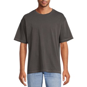 Custom Pattern Logo Summer T-Shirt for <b>Men</b> Women Solid Color Loose <b>Half</b>-<b>Sleeved</b> 180 Grams Basic Base Shirt Overalls T-Shirt - Product Image 3
