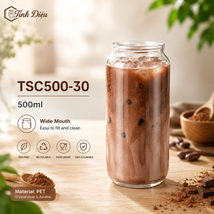 กระป๋อง PET ขนาด 500 มล. พร้อมฝาขนาด 55 มม. รุ่น 202 สำหรับบรรจุภัณฑ์กาแฟเย็น ชา น้ำผลไม้ และเครื่องดื่มอัดลม - Product Image 6