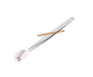 แหนบแยกวงแหวน SUNTOOLS/STIPL รุ่น 597A สแตนเลส รูปทรงไม่สม่ำเสมอ ขนาด 125 มม. มีรูสำหรับทำเครื่องประดับ - Product Image 2