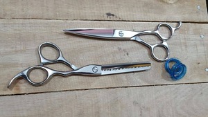 Ciseaux de barbier professionnels pour gauchers, qualité supérieure, ciseaux de coiffure, ciseaux de coupe de cheveux pour salon de coiffure - Product Image 4