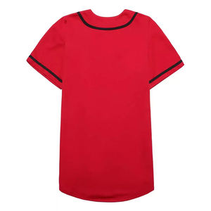 Camiseta de Béisbol Personalizada OEM, Uniforme de Equipo, Transpirable, de Secado Rápido, Malla de Poliéster, Ropa Deportiva de Manga Corta, Estampada - Product Image 6
