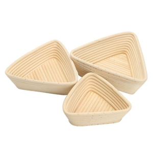 Triangle Banneton Basket for Bread Handmade Woven Proofing Basket for Sourdough <b>Baking</b> High Quality <b>Set</b> from Vietnam - Product Image 1