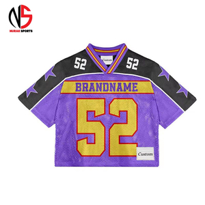 <b>Top</b> Quality <b>Men's</b> Printed Mesh Boxy Jersey Eco-Friendly Lightweight Breathable V-neck Boxy Fit Streetwear Custom Logo OEM 2026 - Product Image 6
