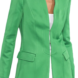 Custom Greek Logo <b>Green</b> Women <b>Blazer</b> Long Sleeve Office Wear Business Suit Set Sorority Jacket OEM ODM Manufacturer Wholesale - Product Image 5