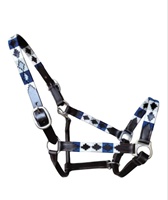 Licou de polo en cuir d'Argentine solide et réglable en cuir et nylon licou de cheval durable et saisonnier conceptions personnalisées