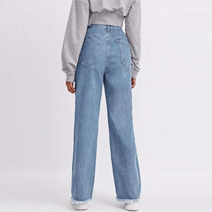 Vente en gros de pantalons en jean stretch pour femmes, incluant les modèles skinny, délavés, amples et baggy, et autres vêtements en jean pour femmes en stock - Product Image 3