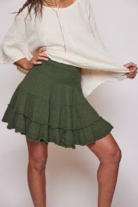 Premium Womens <b>Mini</b> Pleated Skirt High Waist Leather Genuine Sheepskin Skirt For Women Quick Dry Golf Skirt Tennis Skirts Breath - Product Image 3