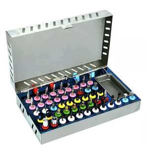Kit universel d'implants dentaires en acier inoxydable, 50 pièces, dilatateur osseux, forets coniques à compression, outils chirurgicaux manuels pour dentistes - Product Image 1