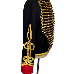Veste d'Hussard Personnalisée ZULARI IMPEX pour Homme – Uniforme de Cérémonie Haut de Gamme avec Broderie Dorée, Col Montant et Boutons en Laiton - Product Image 5