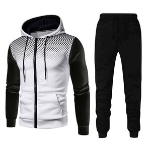 Relaxed Fit Men Tracksuit Casual Stylish Full Print <b>Jacket</b> And Pants For Sports <b>Workout</b> And Leisure - Product Image 1