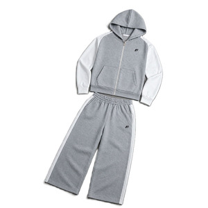 Sudadera con capucha Y2K con cremallera, conjunto deportivo jogger, corte ajustado, ropa urbana premium, ropa deportiva, fabricante mayorista OEM ODM - Product Image 3