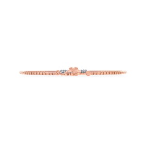 สร้อยข้อมือรูปช้างประดับเพชรทองคำ 18K สำหรับผู้หญิง |   สร้อยข้อมือโซ่รูปช้างน่ารัก |   ของขวัญเครื่องประดับรูปสัตว์นำโชค - Product Image 1