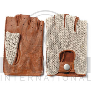 Gants de conduite unisexes en cuir de haute qualité professionnels à doigts entiers avec logo personnalisé pour voiture et moto - Product Image 5