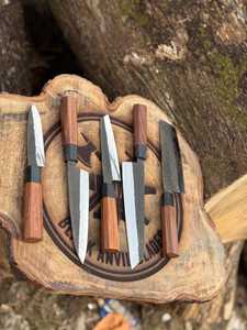 Hand Forged Kitchen <b>Knife</b> <b>Set</b> High Carbon Steel Chef <b>Knife</b> Collection Wholesale Supplier Non-stick culinary chef <b>set</b> - Product Image 4