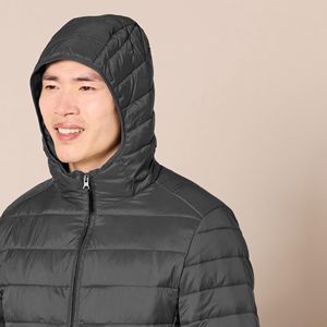 Chaqueta Acolchada para Hombre, Personalizada, de Invierno, con Capucha, Relleno de Algodón, Estilo Urbano, Transpirable, de Secado Rápido, Alta Calidad, OEM, Venta al Por Mayor - Product Image 4