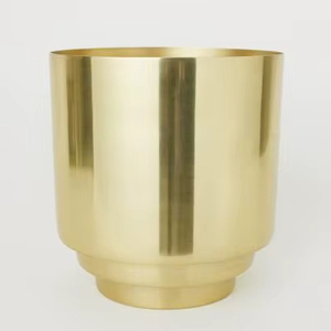 Luxury Decorative Brass Candle Vessels Candle Making Container For Wedding Event Interior Decoration Accent Piece - Product Image 1