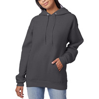 Sudadera con Capucha Holgada para Hombre, Color Sólido, Estilo Casual, con Bolsillo Frontal, Capucha con Cordón Ajustable, Diseño Personalizado con Letras Impresas