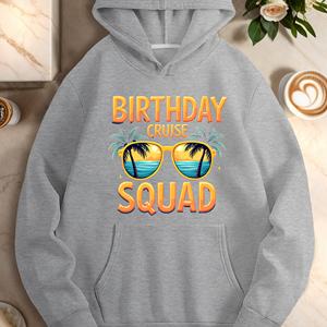 CUMPLEAÑOS CRUISE SQUAD sudaderas casuales de mujer - Product Image 2