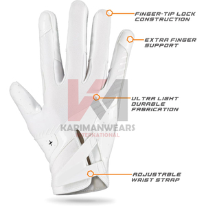 Guantes de Fútbol Americano Duraderos para Todo Clima, con Logotipo Personalizado, Agarre Profesional, Palma de Silicona, Venta al Por Mayor - Product Image 2