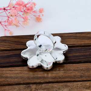 Anillo de Plata de Ley con Turquesa Azul Púrpura y Cobre, Joyería de Lujo Estilo Suroeste, Chapado en Rodio, Regalo para Ella - Product Image 4