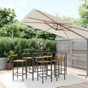 Ensemble de bar de jardin noir - Product Image 1