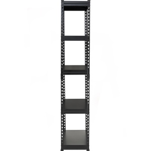 Étagère de rangement minimaliste en acier, sans boulons, avec rivets, finition thermolaquée, pour la maison, le bureau ou le garage - Product Image 4