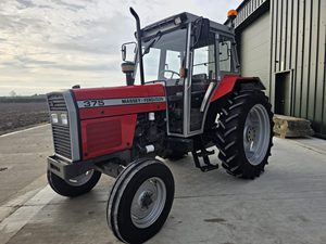 รถแทรกเตอร์ล้อยางสำหรับการเกษตร Massey Ferguson MF 375 ประสิทธิภาพสูง ขับเคลื่อน 4 ล้อ 20 แรงม้า สภาพเครื่องยนต์ดีเยี่ยม ราคาพิเศษ - Product Image 5