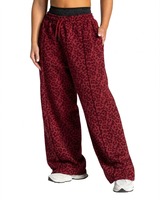 Nouveau pantalon de survêtement tendance pour femme grande taille, en polaire, imprimé animal, épais, respirant, de haute qualité, avec cordon de serrage à la taille, pour l'hiver