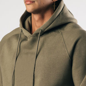 Sudadera con Capucha Oversize Gruesa para Hombre, Tallas Grandes, para Gimnasio, Deporte y Fitness, 100% Algodón, Venta al por Mayor - Product Image 4