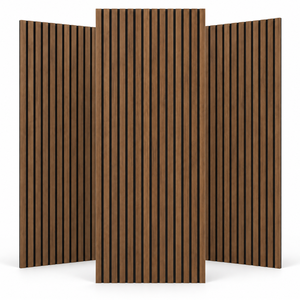 Panel de Pared de Chapa de Madera Moderna, Diseño a Rayas, Aislamiento Acústico, Superficie 3D, Decoración Interior Minimalista para Hoteles, Apartamentos y Escuelas - Product Image 1