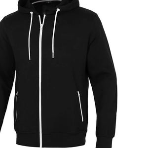 Men Heavyweight <b>Sherpa</b> Fleece-<b>Lined</b> Full Zip Hooded Classic Tech Eco-Friendly Solid Anti-Wrinkle Winter Regular Fit Hoodie - Product Image 4