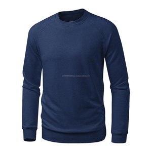 Élégant surdimensionné hommes sweat Premium col rond de haute qualité sur mesure en gros nouveauté basics sweats - Product Image 4