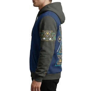 ผู้ผลิตเสื้อผ้าบุรุษคุณภาพสูง เสื้อฮู้ดดี้ผ้าฝ้าย ยูนิเซ็กซ์ หนานุ่ม สตรีทแวร์ ทันสมัย พิมพ์ลายพัฟ แฟชั่นฤดูหนาว เสื้อผ้าฟลีซ - Product Image 2