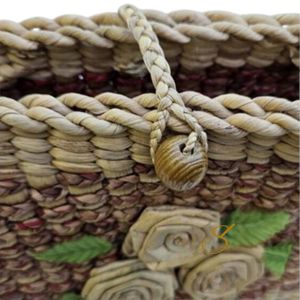 Sac fourre-tout artisanal en jacinthe d'eau – Sac naturel fait main - Product Image 4