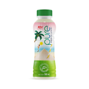 Venta al por mayor 450mL Botella de PET Mejor degustación 100% Agua de coco pura Sin azúcar añadido OEM ODM Etiqueta privada Natural Nata De Refrescos - Product Image 5