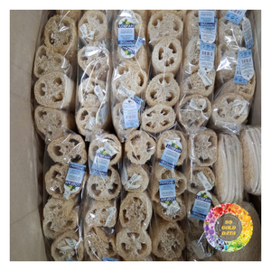 Free Sample Biodegradable Natural Raw Material Brush Body Scrubber Lofa Loofa Luffa Loffa <b>Loofah</b> Kitchen Cleaning Long Shape - Product Image 1